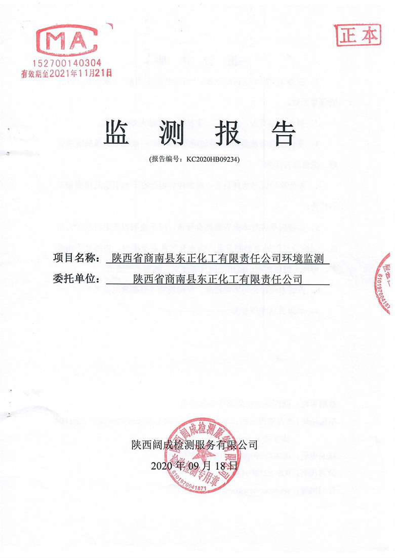 监测报告