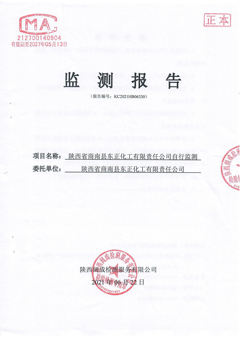 监测报告